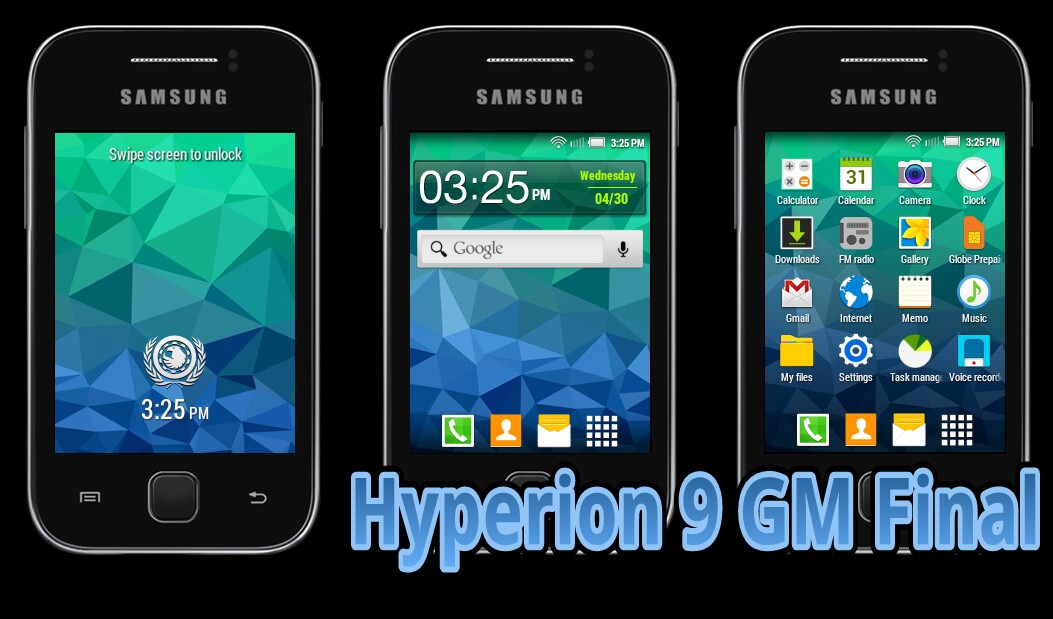 Hyperion Project 2014, a ROM for the Samsung Galaxy Y GT-S5360